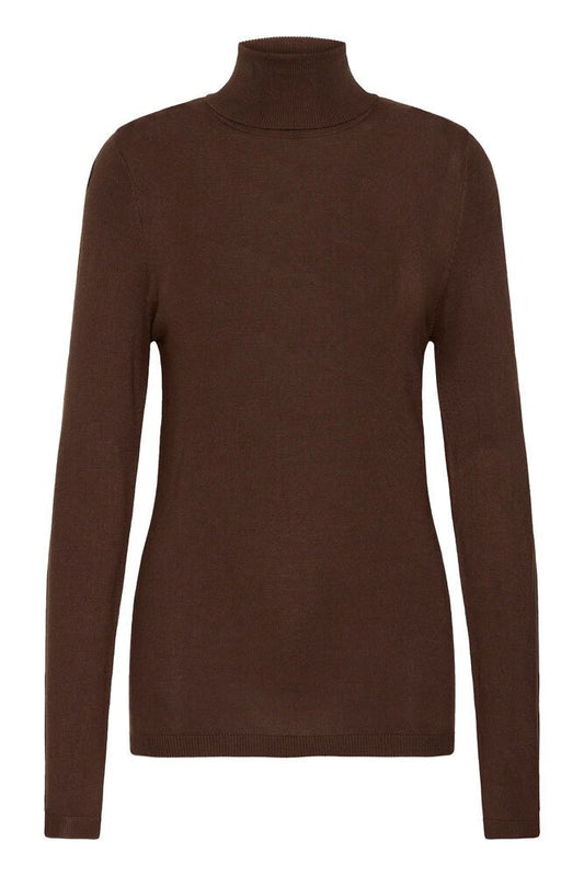 ICHI MAFA ROLL NECK COFFEE BEAN 103646