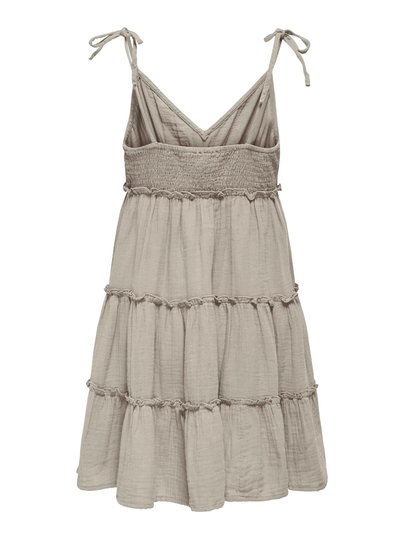 ONLY THYRA STRAP SHORT DRESS 15373328 SILVER LINING